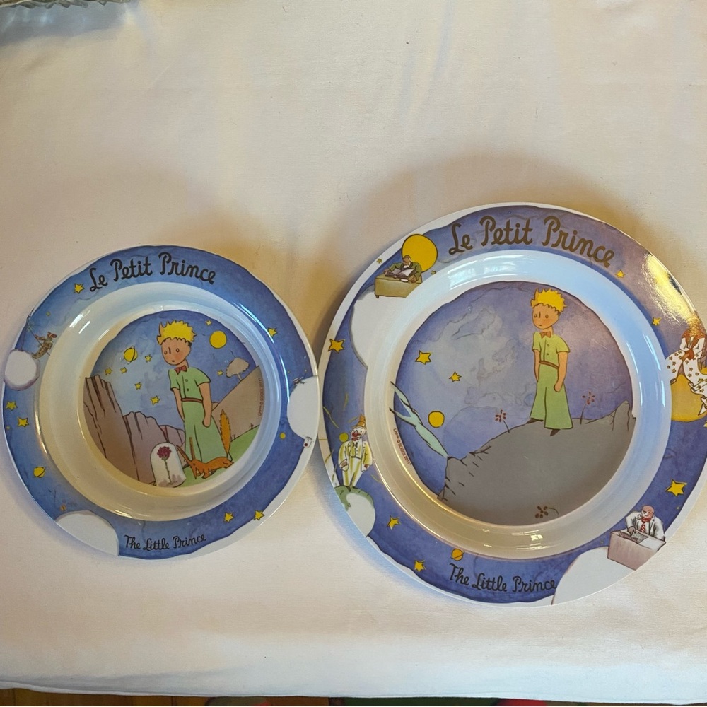 Le Petit Prince Soup/Plate Set - Picture 4 of 10